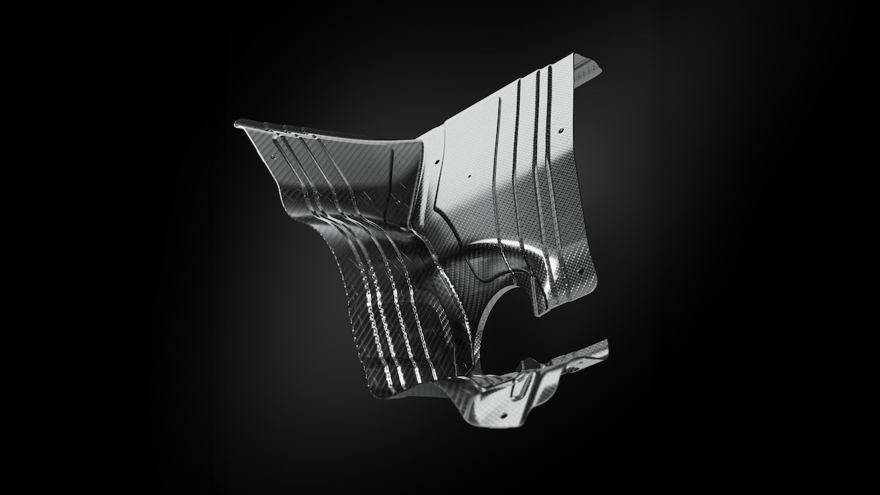 02 - One of 13 carbon fiber reinforcement elements